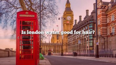 Is london water good for hair?