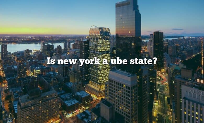 Is new york a ube state?