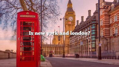 Is new york and london?