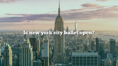Is new york city ballet open?