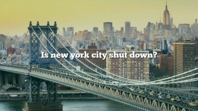 Is new york city shut down?