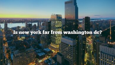 Is new york far from washington dc?