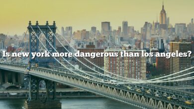 Is new york more dangerous than los angeles?