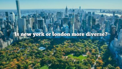 Is new york or london more diverse?