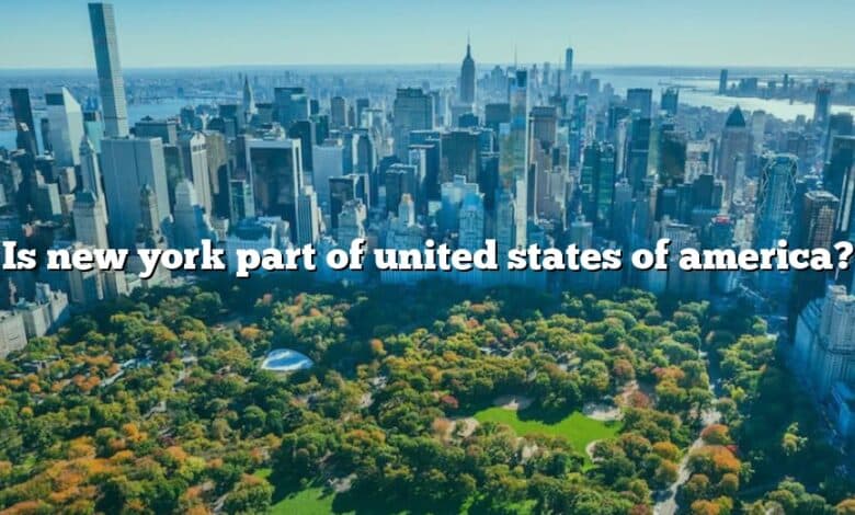 Is new york part of united states of america?