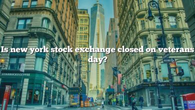 Is new york stock exchange closed on veterans day?