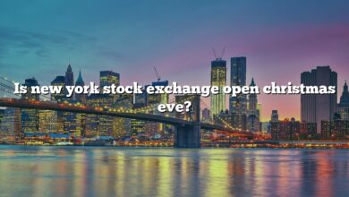 Is new york stock exchange open christmas eve?