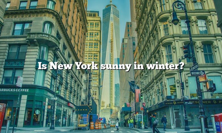 Is New York sunny in winter?
