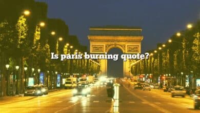 Is paris burning quote?