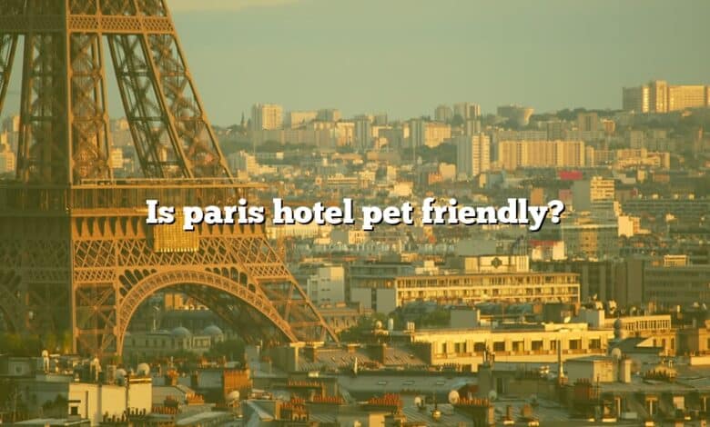 Is paris hotel pet friendly?