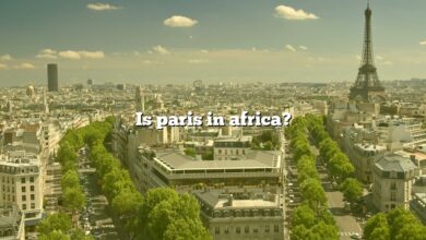 Is paris in africa?