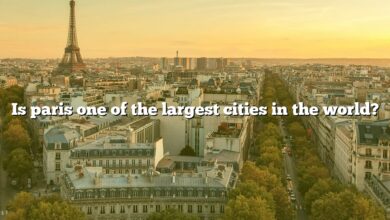 Is paris one of the largest cities in the world?