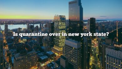Is quarantine over in new york state?