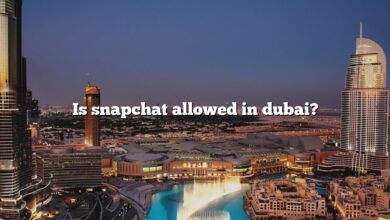 Is snapchat allowed in dubai?
