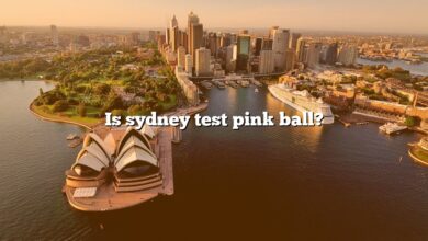 Is sydney test pink ball?