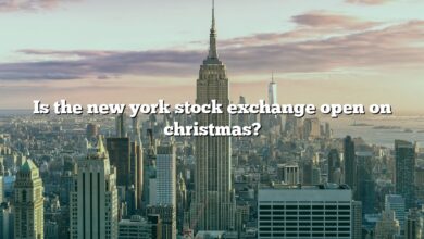 Is the new york stock exchange open on christmas?