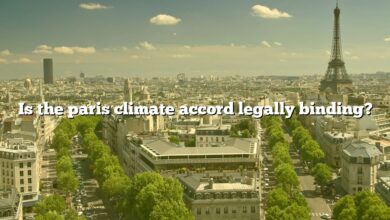 Is the paris climate accord legally binding?