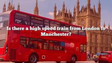 Is there a high speed train from London to Manchester?
