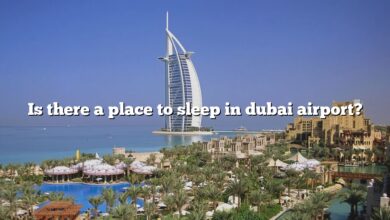 Is there a place to sleep in dubai airport?