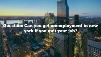 Question: Can you get unemployment in new york if you quit your job?