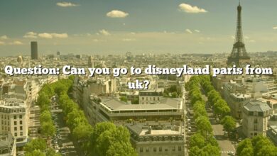 Question: Can you go to disneyland paris from uk?