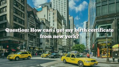 Question: How can i get my birth certificate from new york?