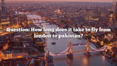 Question: How long does it take to fly from london to pakistan?