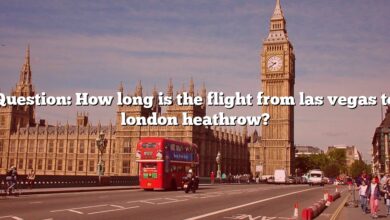 Question: How long is the flight from las vegas to london heathrow?