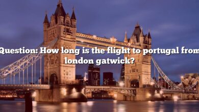 Question: How long is the flight to portugal from london gatwick?