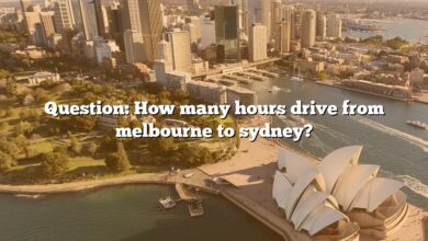 Question: How many hours drive from melbourne to sydney?