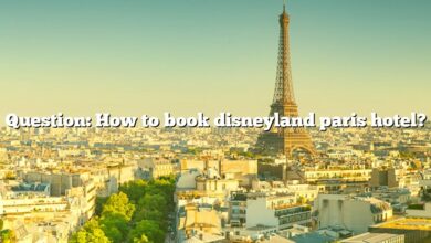 Question: How to book disneyland paris hotel?