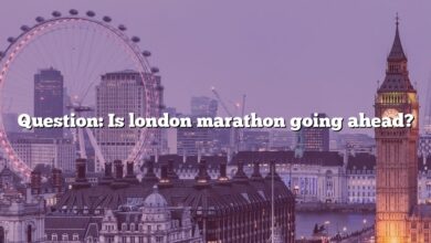 Question: Is london marathon going ahead?