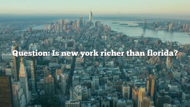 Question: Is new york richer than florida?