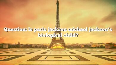 Question: Is paris jackson michael jackson’s biological child?