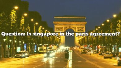 Question: Is singapore in the paris agreement?
