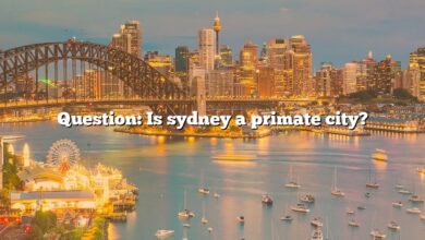Question: Is sydney a primate city?