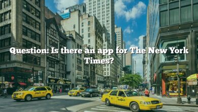 Question: Is there an app for The New York Times?