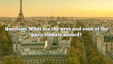 Question: What are the pros and cons of the paris climate accord?