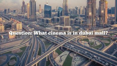 Question: What cinema is in dubai mall?
