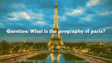 Question: What is the geography of paris?