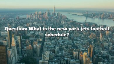 Question: What is the new york jets football schedule?