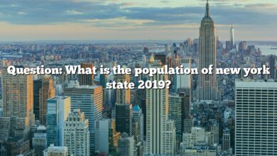 Question: What is the population of new york state 2019?