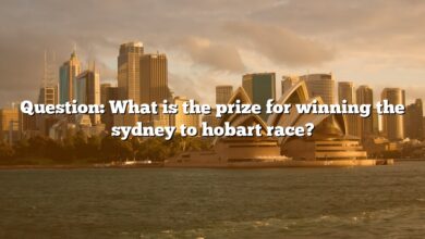 Question: What is the prize for winning the sydney to hobart race?