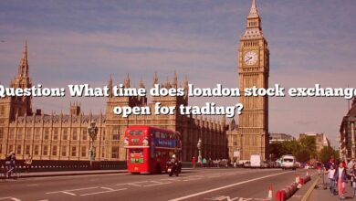 Question: What time does london stock exchange open for trading?