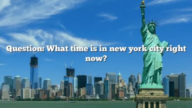 Question: What time is in new york city right now?