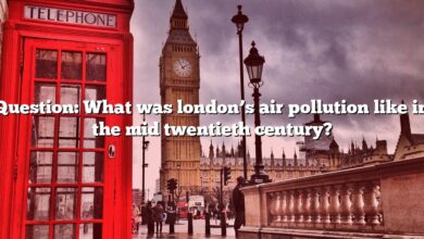 Question: What was london’s air pollution like in the mid twentieth century?
