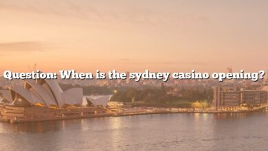 Question: When is the sydney casino opening?