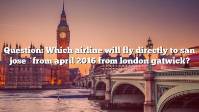 Question: Which airline will fly directly to san josé from april 2016 from london gatwick?