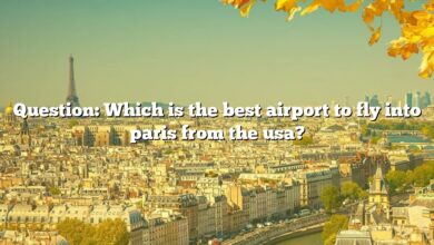 Question: Which is the best airport to fly into paris from the usa?