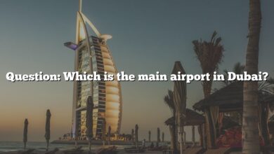 Question: Which is the main airport in Dubai?